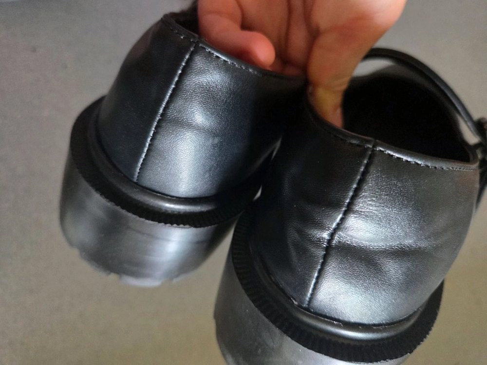 [커스텀에이드]4.5cm 라운드토 청키 메리제인 루디(CW0053BK) 여성 메리제인 슈즈 235 블랙 이미지