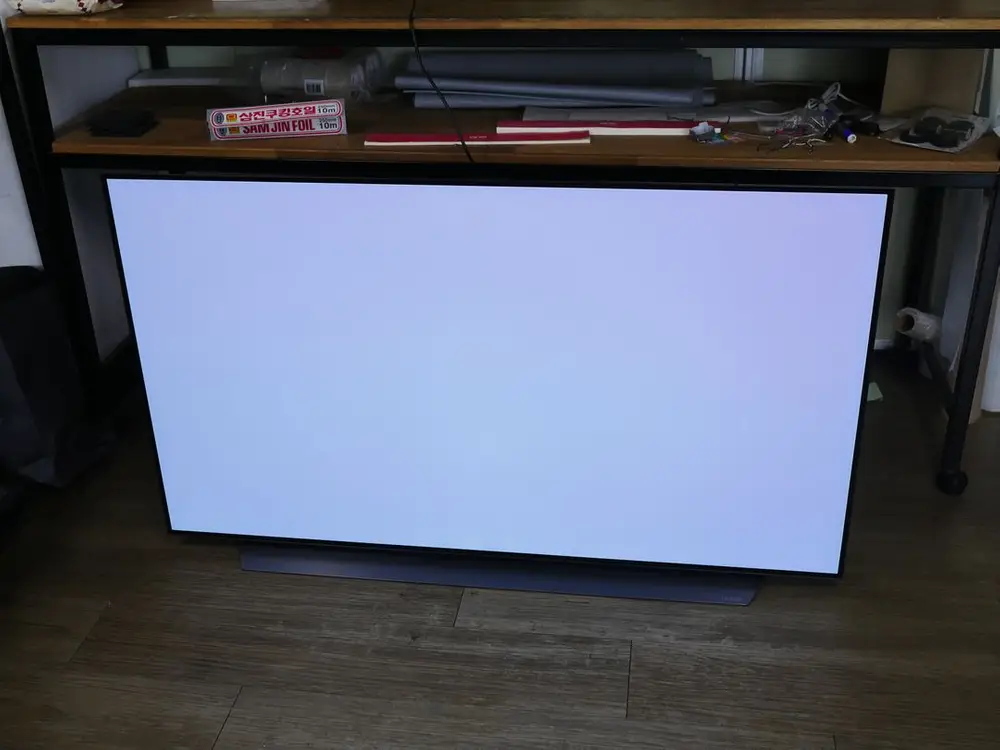 엘지 55인치 올레드 TV 스탠드형 OLED55CXFNA 이미지