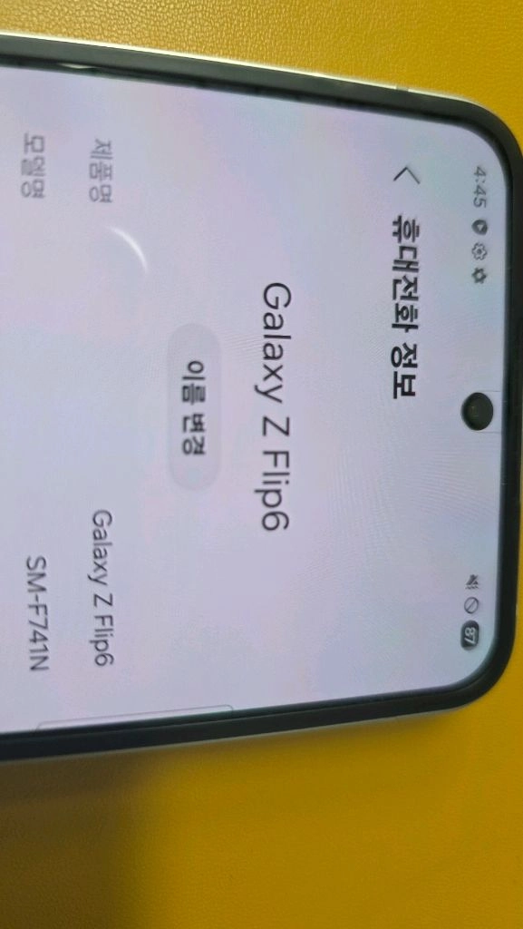 갤럭시Z 플립6 512 이미지