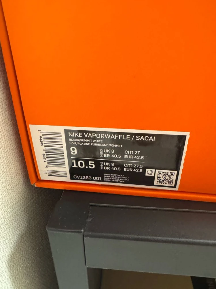 나이키 사카이 베이퍼와플 270mm 이미지