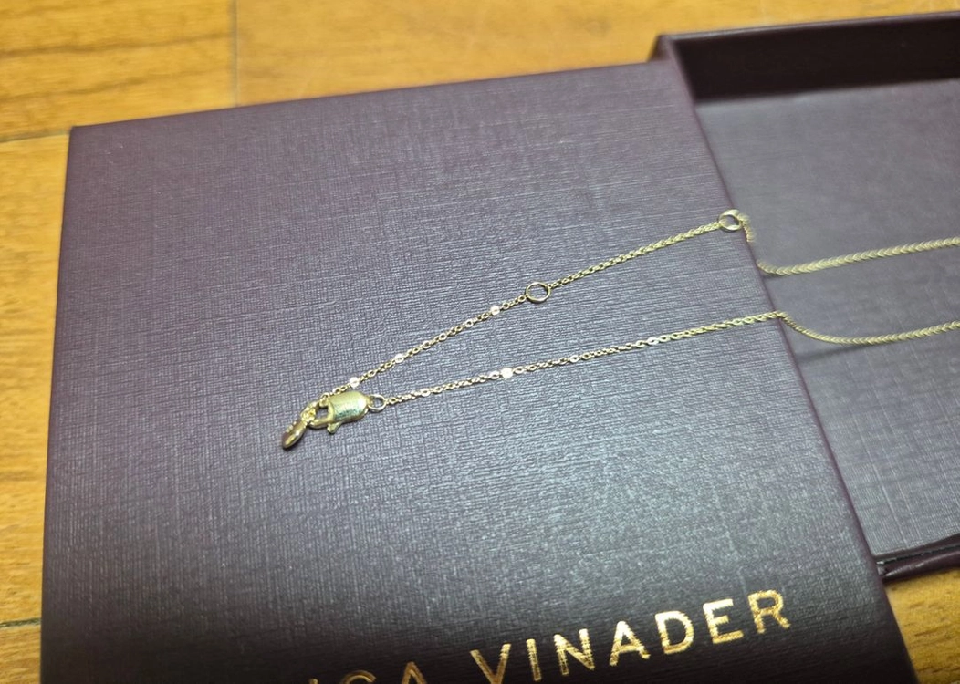 모니카비나더 슈퍼 파인 체인 네크리스 14K 골드 이미지