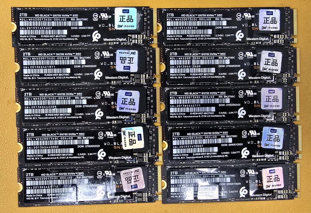 WD Black SN750 2TB SSD - 안심되는 중고거래