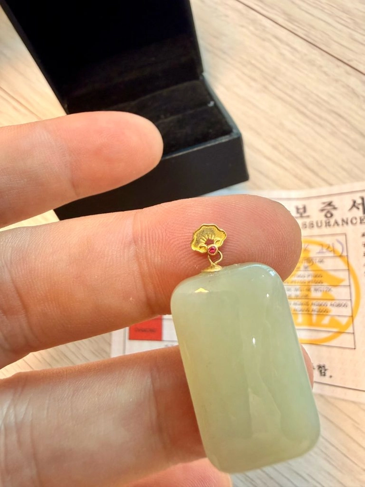 춘천옥 목걸이 펜던트 18k 이미지