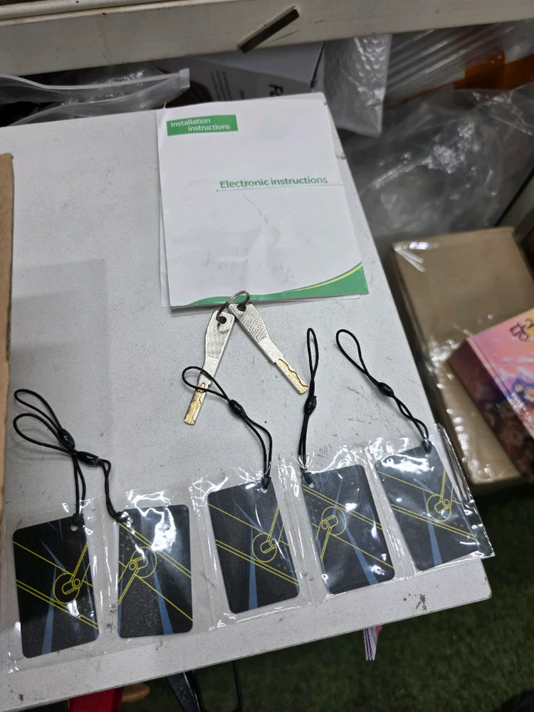 레이큐브 M5 실버 스마트 도어락 지문 인식 디지털 전자 잠금장치 이미지