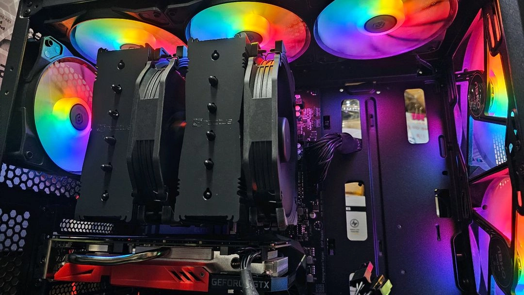 CPU공랭쿨러 녹투아 nh-d15 chromax.black 이미지
