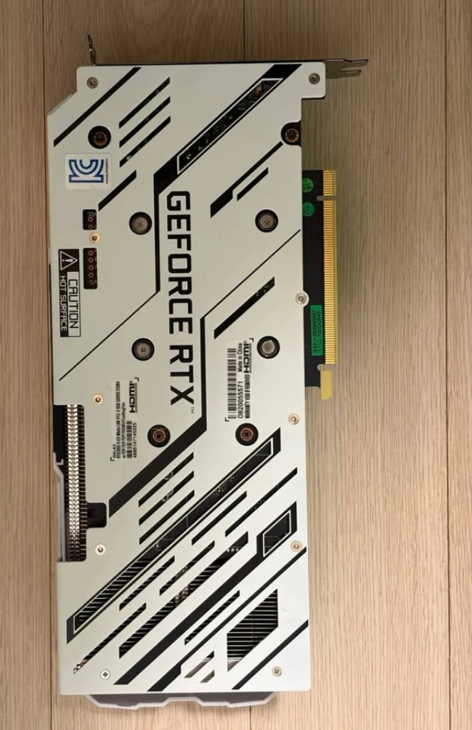 갤럭시 지포스 RTX 3060Ti 화이트 8GB 이미지