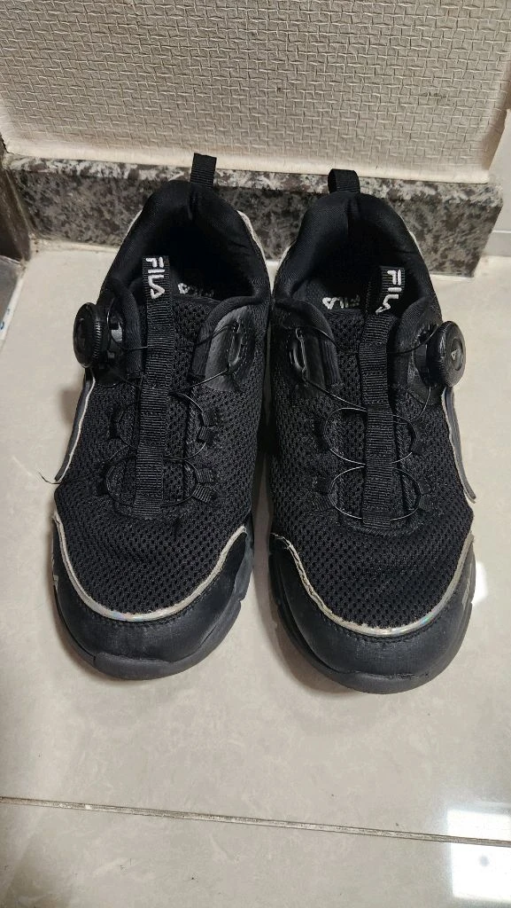 휠라 아동 다이얼 메쉬검정운동화 230 이미지