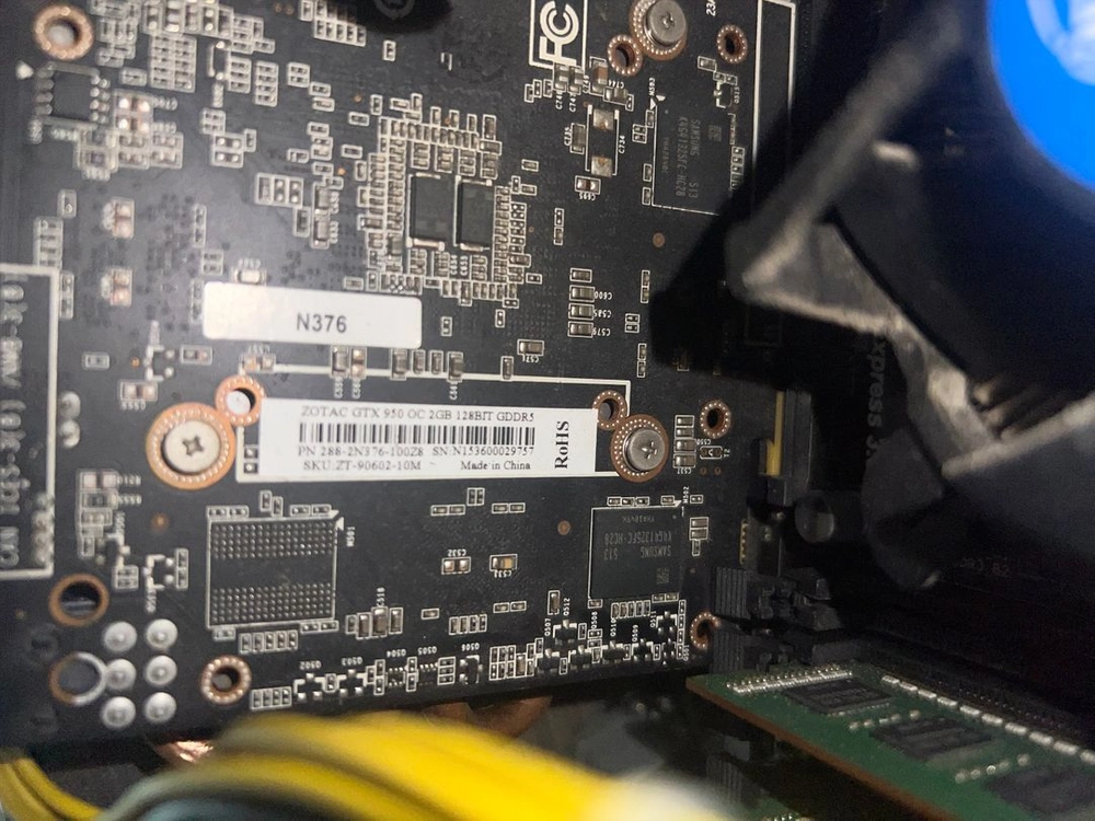 ZOTAC 그래픽카드 GTX 950 oc 2gb 128bit gddr5 이미지