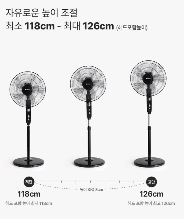 16인치 스탠드 선풍기 이미지