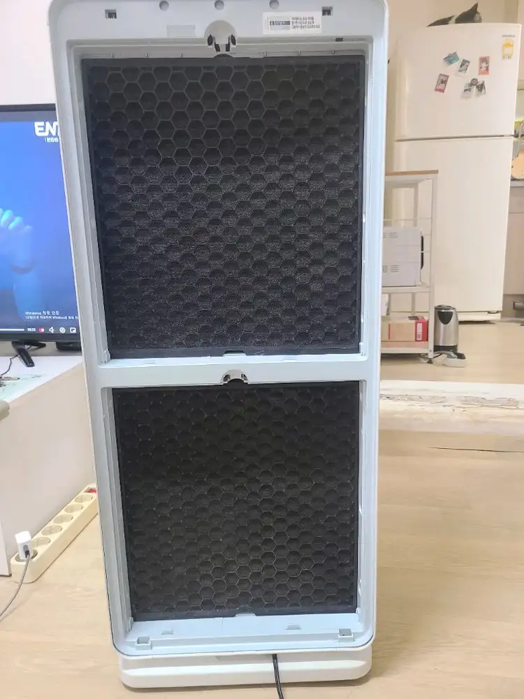 삼성전자 무풍 큐브 30평형 공기청정기 AX100N9080WD 이미지