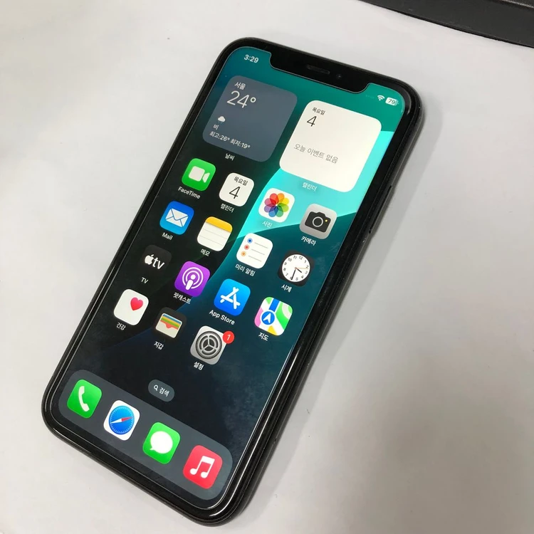 아이폰XR 128GB 블랙 중고폰 배터리84% 기능정상 530988 이미지