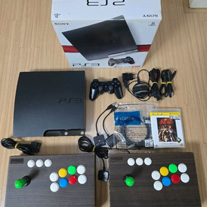 PS3 슬림(2005)+메이크스틱 2개+철권6+각 종 주변기기 판매 이미지