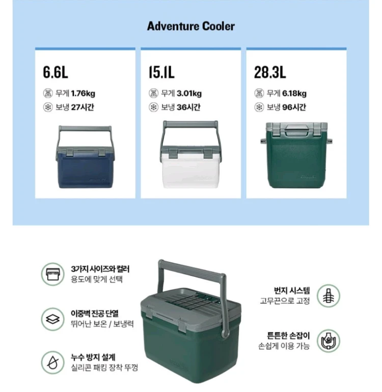 스탠리 아이스박스 15.1L 이미지
