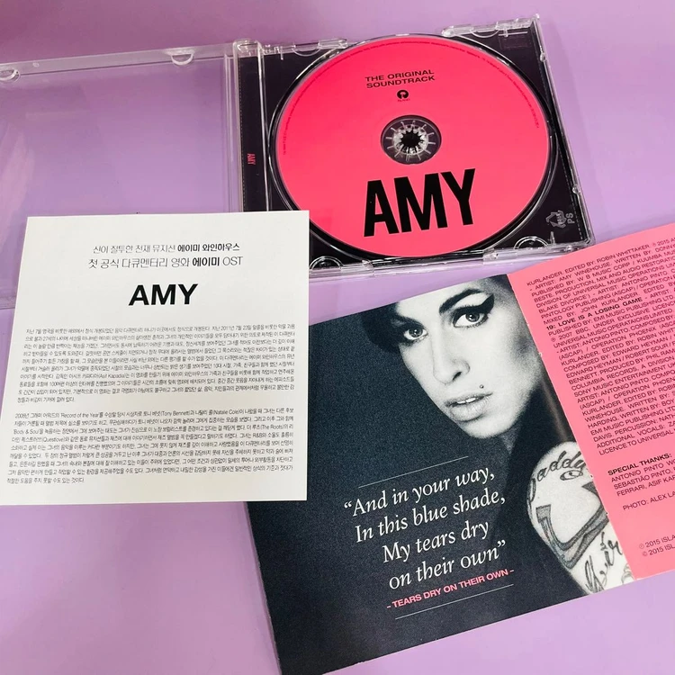 [중고음반/CD] 에이미 AMY 영화음악 OST (에이미 와인하우스) 이미지