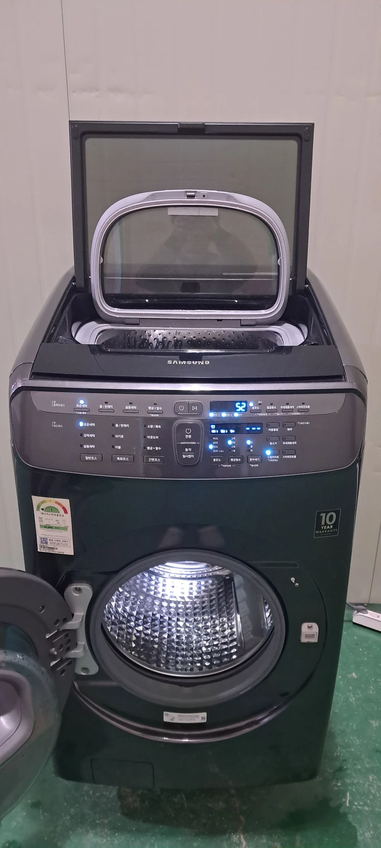 2773 삼성 21KG/3.5KG 플렉스워시 드럼(블랙캐비어) 이미지