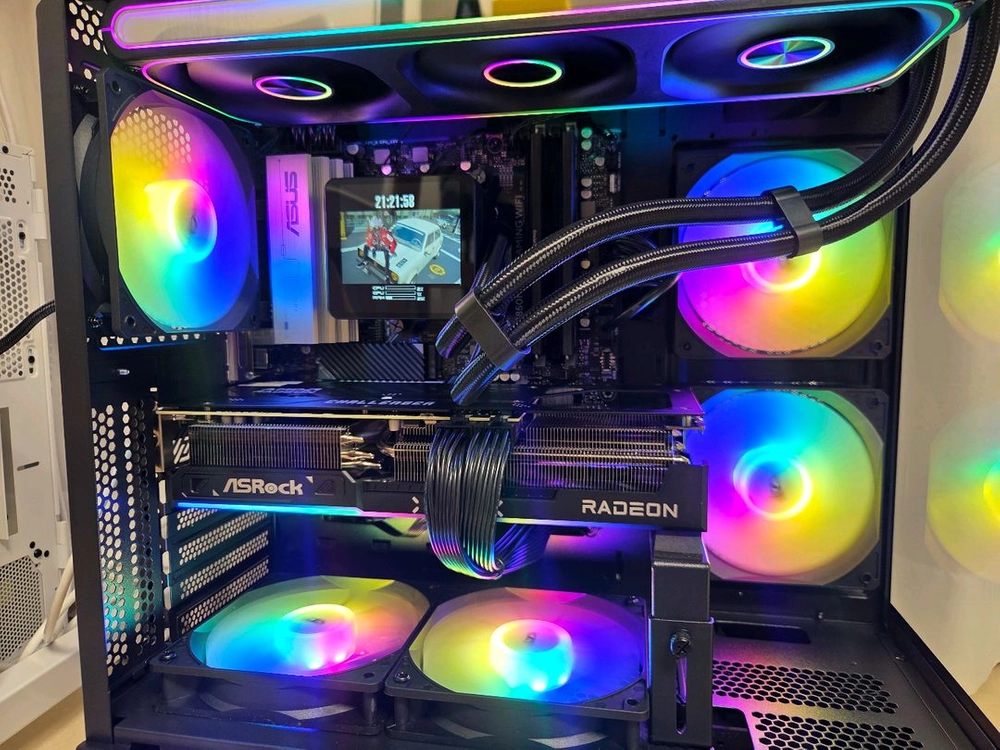 9800x3d, b850m wifi, rx 9070xt 고사양 본체 이미지