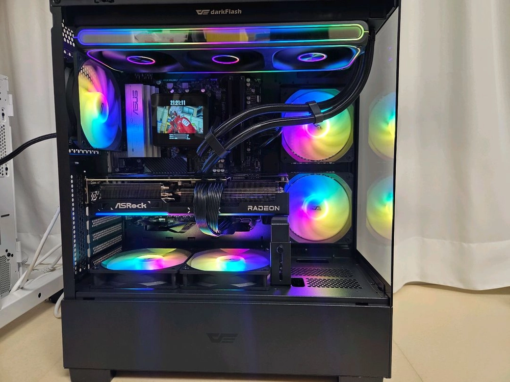 9800x3d, b850m wifi, rx 9070xt 고사양 본체 이미지