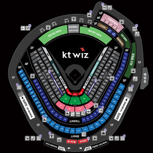 06월 21일 (일) KT vs 기아 1루 응원지정석 102구역 6열 2연석 / 4연석 이미지