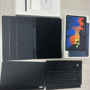 갤럭시 탭 s7+ 512GB + S펜 + 키보드 케이스 이미지