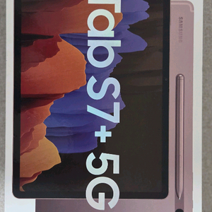 갤럭시탭 s7 plus 8/256 5G/LTE 모델, 키보드커버, S펜, 박스포함 이미지