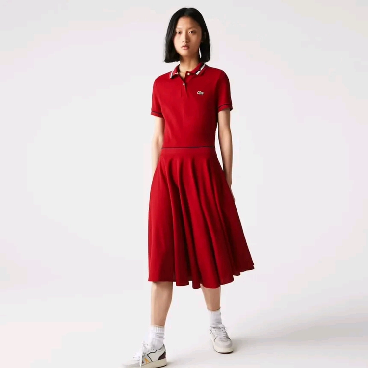 55사이즈)라코스테 메이드인 프랑스 폴로 원피스 이미지