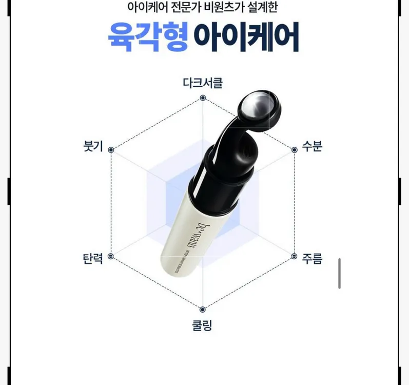 [새제품]비원츠 화해아이케어1등/육각형 아이세럼/탄력장벽톤업 스틱1+1 이미지