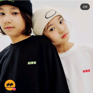 (총4개)히로 베이직 롱슬리브세트 블랙150 화이트150 (총4개/2세트 판매) 이너용 티셔츠 이미지