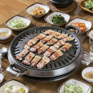 로스타 테이블 가스버너 뚝배기 중앙타공 고기 삼겹살불판 #새상품# 이미지