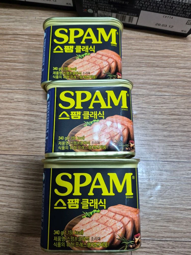 스팸340g 30개(유통기한2029.03.12) 이미지