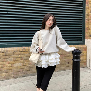 프릴리 Layerd Slip Dress 레이어드 슬립 디자인의 캉캉 미니 원피스 이미지