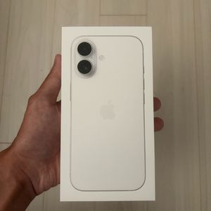 아이폰 17 화이트 256GB 자급제 미개봉 이미지