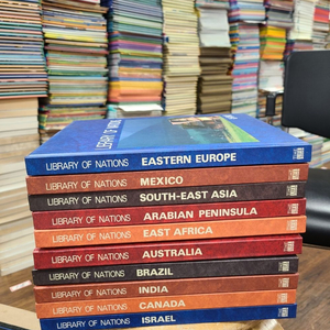 LIBRARY OF NATIONS 타임라이프북스 10권 세트 배송비 포함 안전결제 가능 인류학 중고책 이미지