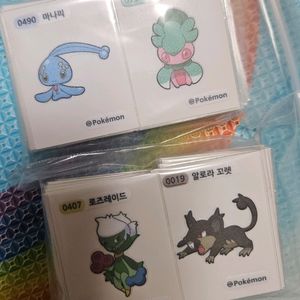 포켓몬 띠부씰 시즌5 30주년 전종 시즌4 시즌5 전종 아트워크 전종 판매 이미지
