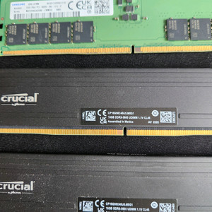 ddr4 ram, ddr5 ram, ssd, 나스용 hdd 몇개 판매 이미지
