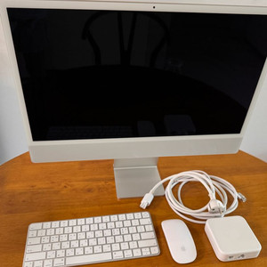 아이맥 24 8코어 램8g ssd512gb 실버 이미지