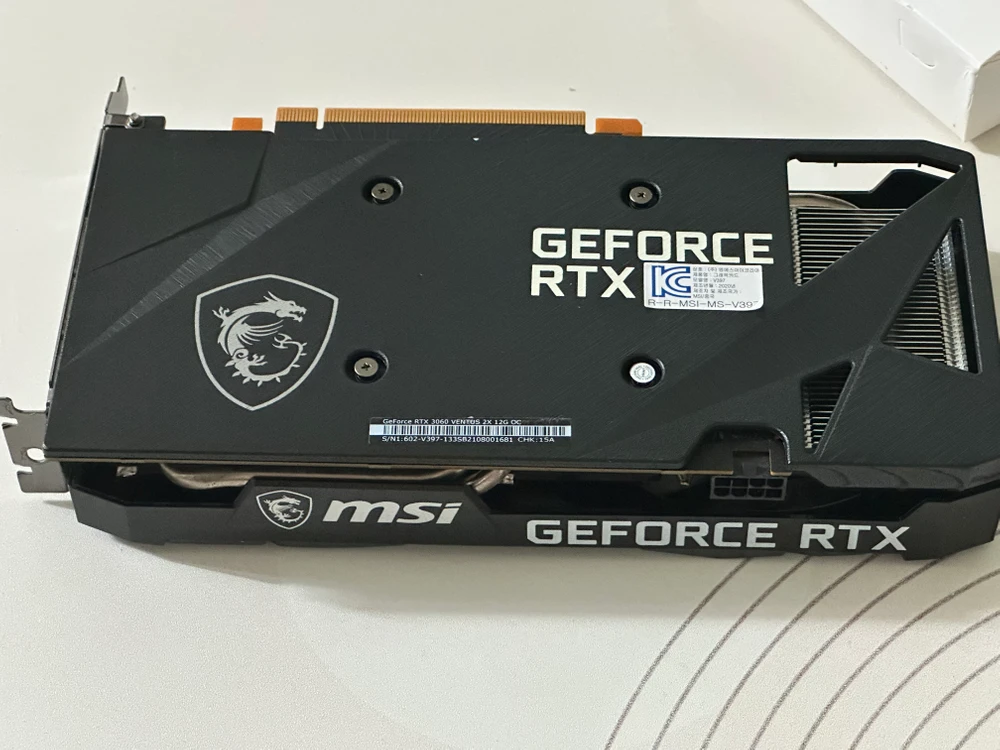 MSI 지포스 RTX 3060 VENTUS 2X 12GB 이미지