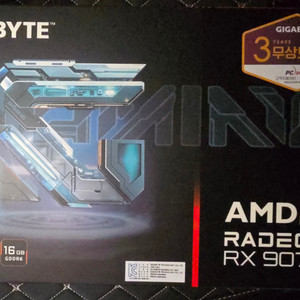 기가바이트 rx9070xt 게이밍oc 16gb 미개봉 새제품 이미지