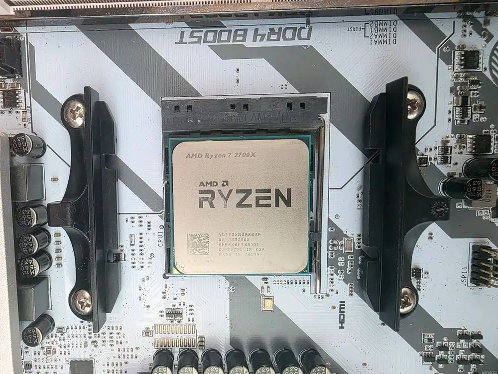 ryzen 2700x b350m 보드셋 이미지
