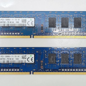 SK하이닉스 DDR3 4GB PC3-12800U 2장 일괄 (총 8GB) 이미지