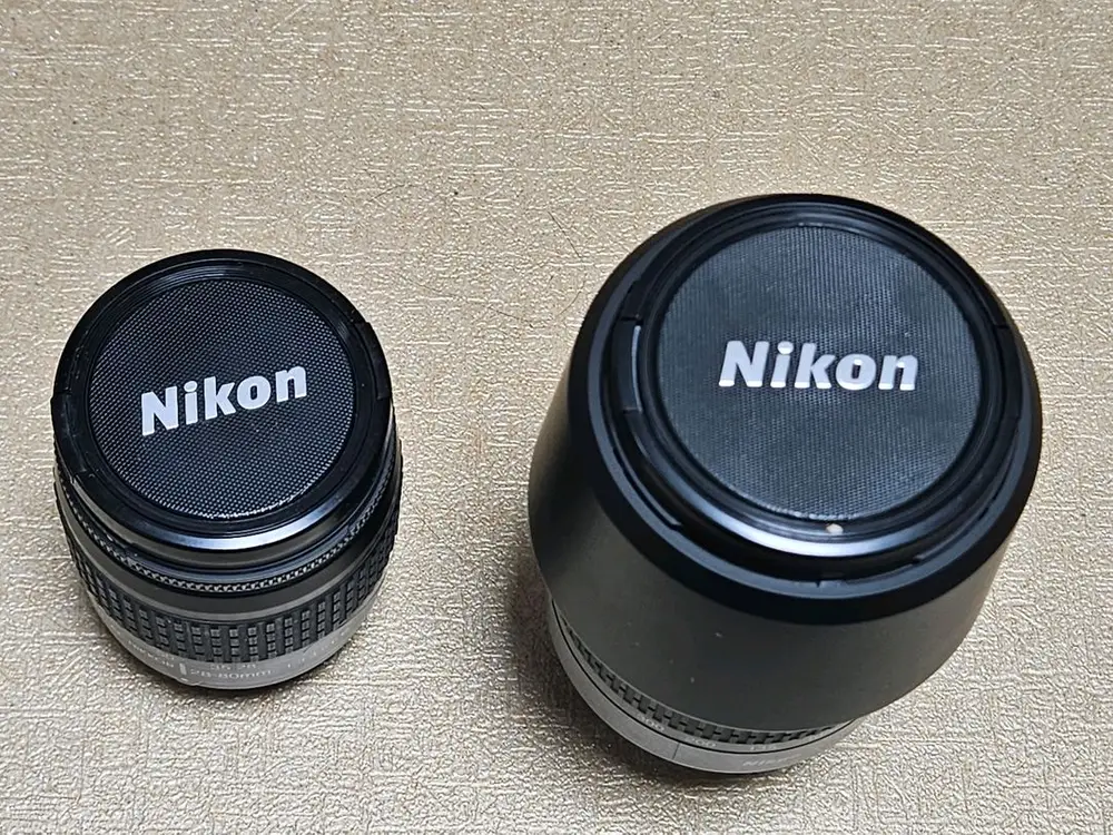 니콘 F80 필름카메라 본체와 28-80mm, 70-300mm 렌즈 세트(게시글 필독) 이미지