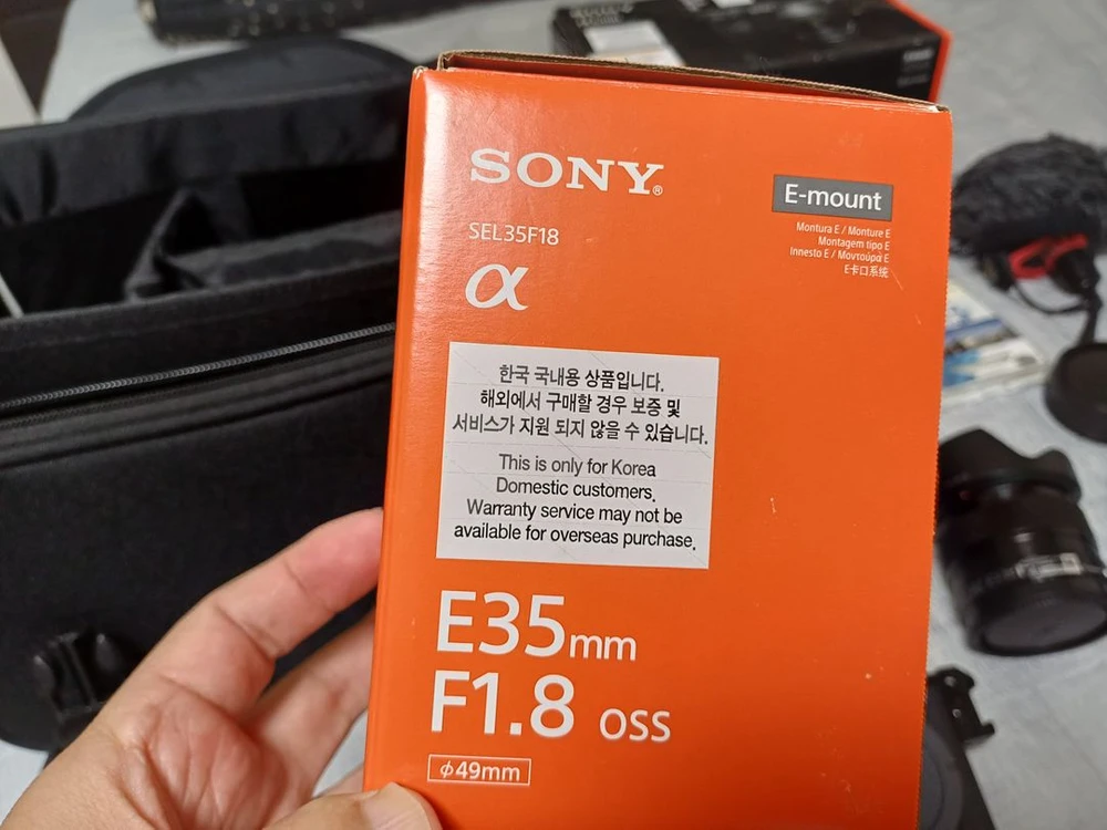 소니 SONY A6400 + SELP1650렌즈 + SEL35F18렌즈 + 기타 악세사리 포함 풀패키지 이미지