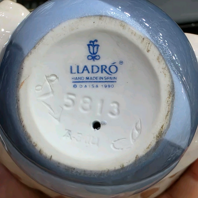 [스페인 야도르(Lladro) 피에로 도자기 인형 2종] 정품 이미지