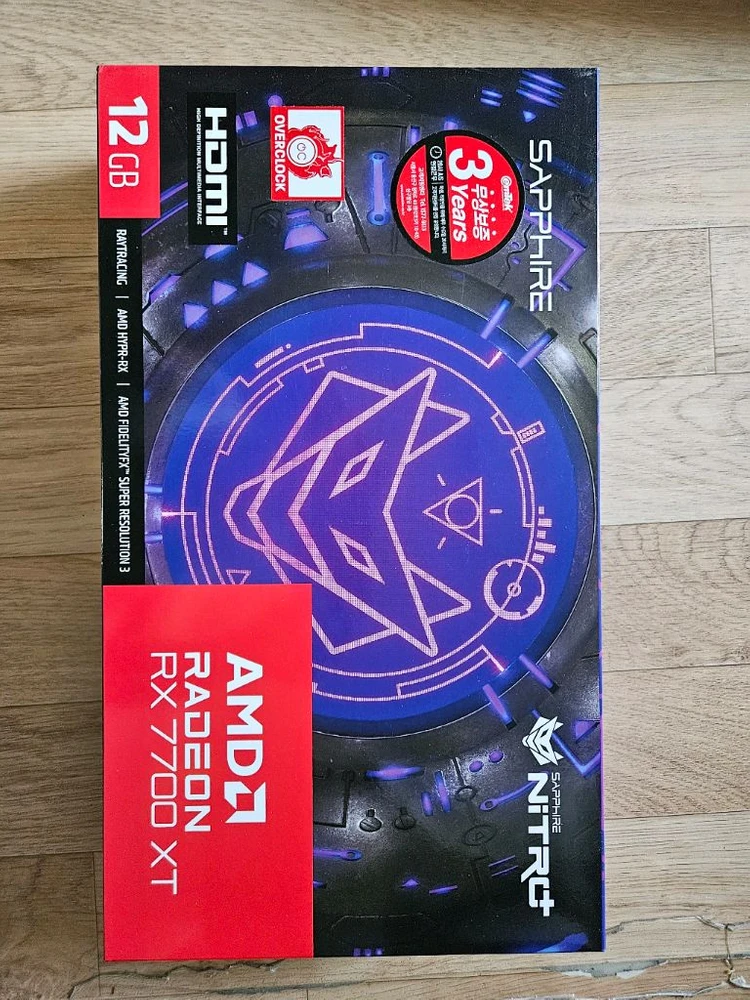 사파이어 7700XT 니트로 풀박스 4060ti 이미지