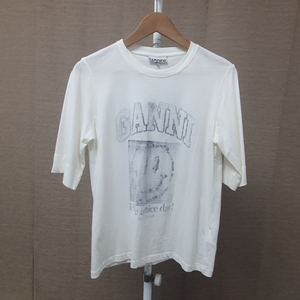 가니 스마일리 그래픽 티셔츠 화이트(XS) 260616_1 이미지
