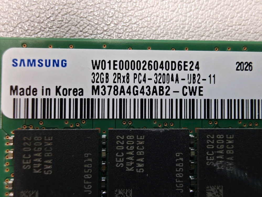 삼성 DDR4 32G -3200 이미지