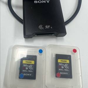 소니 TOUGH CF-A 160GB 메모리(2개),MRW-G2 소니 CFexpress 리더기 일괄 판매합니다 이미지