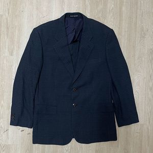입생로랑 남성 싱글 체크 블레이저 정장 자켓 L/100 이미지