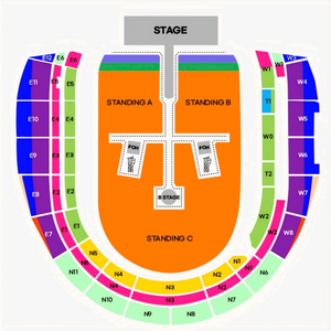 찰리푸스 내한공연 콘서트 테이블석 지정석P T2구역 연석 이미지