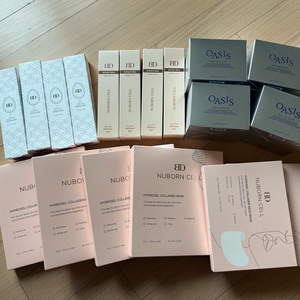 (새상품미개봉) 블랑두부 누본셀 오아시스패드 동키크림 달걀팩 어성초토너 누본팩 넥마스크 모공로션 이미지