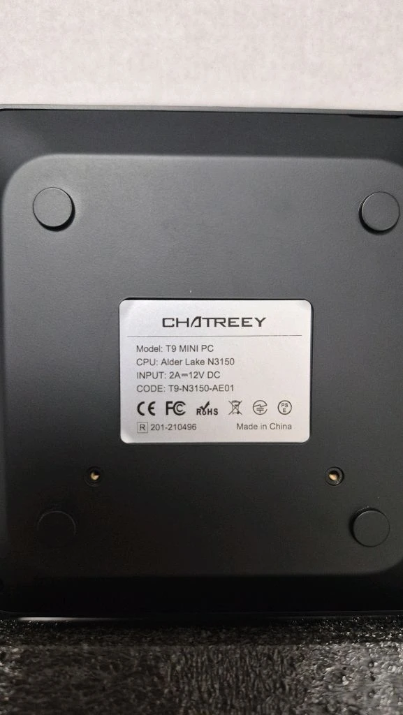 미니pc chatreey t9 N3150 베어본 - 안심되는 중고거래